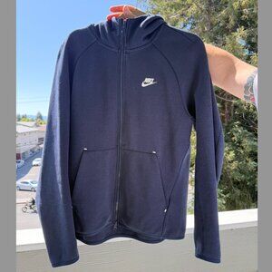 Nike Navy Zip Up Hoodie (M)